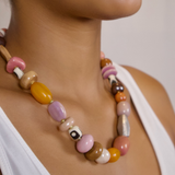 Mara Moon X Kazuri- Nafsi Necklace