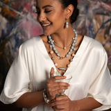 Mara Moon X Kazuri- Wingu Necklace