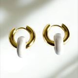 Jua Earrings Pearl (Small)